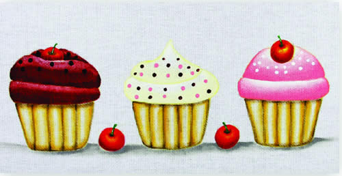 pintura tecido cupcakes